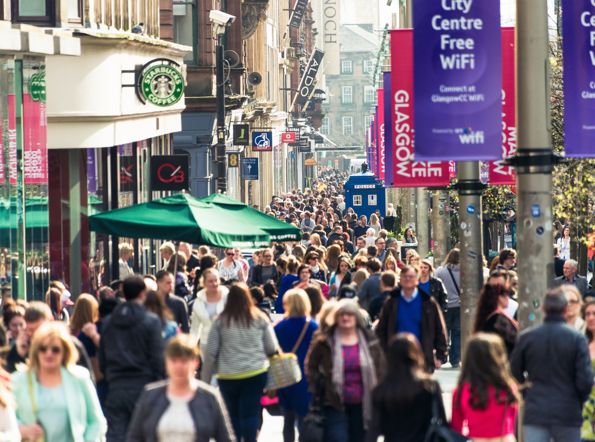 Buchanan Street is named after former Lord Provost and tobacco merchant Andrew Buchanan