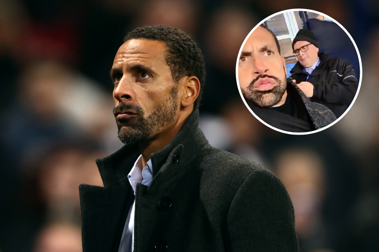 Manchester United legend Rio Ferdinand applauds Hampden atmosphere as he takes in Betfred Cup final in Celtic end