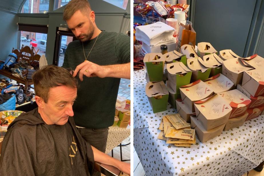 Glasgow Salon Nineteen Gives Free Haircuts And Food To