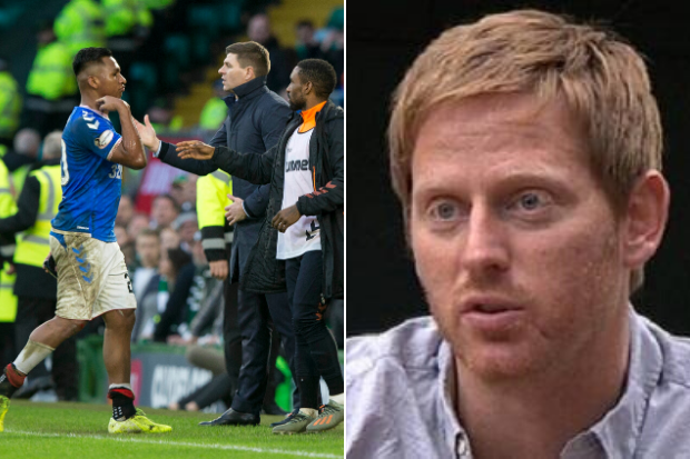 Michael Stewart hits out at ‘utter stupidity’ of Morelos after throat-slitting gesture towards Celtic fans