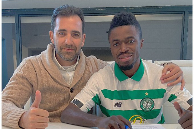 Ismaila Soro pictured in Celtic jersey for first time since signing Parkhead deal