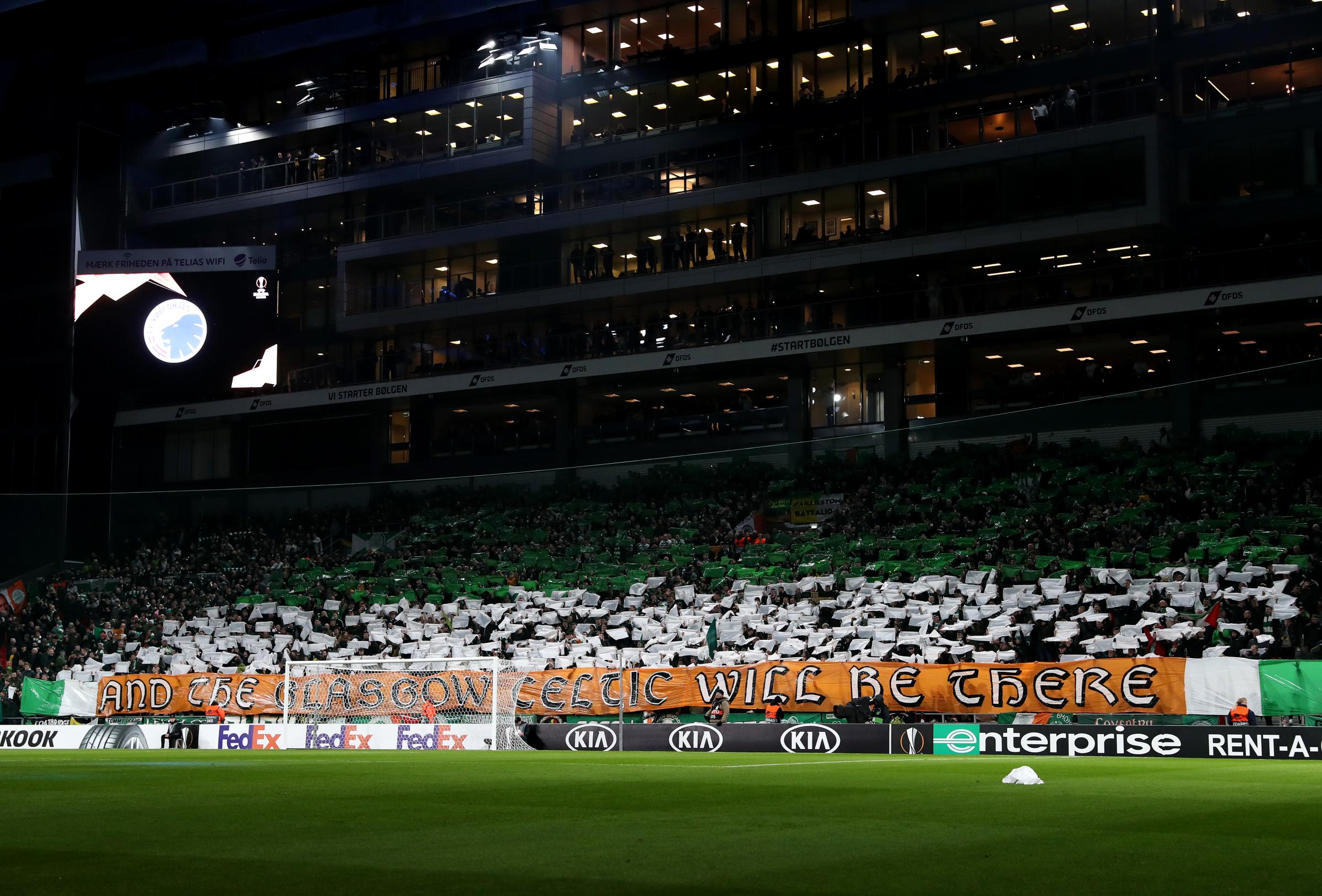 FC Copenhagen police praise Celtic fans for behaviour at Europa League last-32 clash