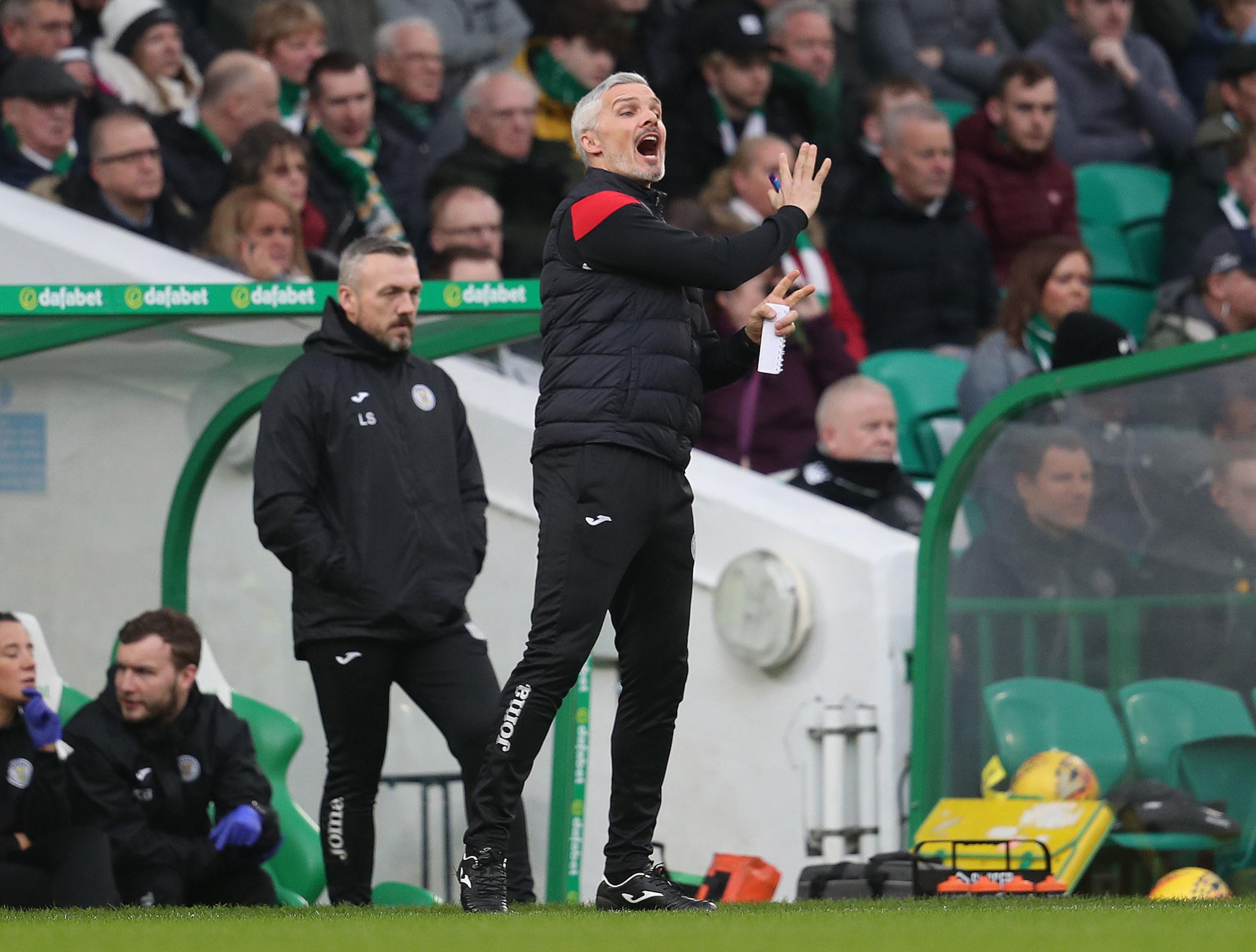 Jim Goodwin says Celtic are miles ahead, but believes St Mirren can take points from Rangers