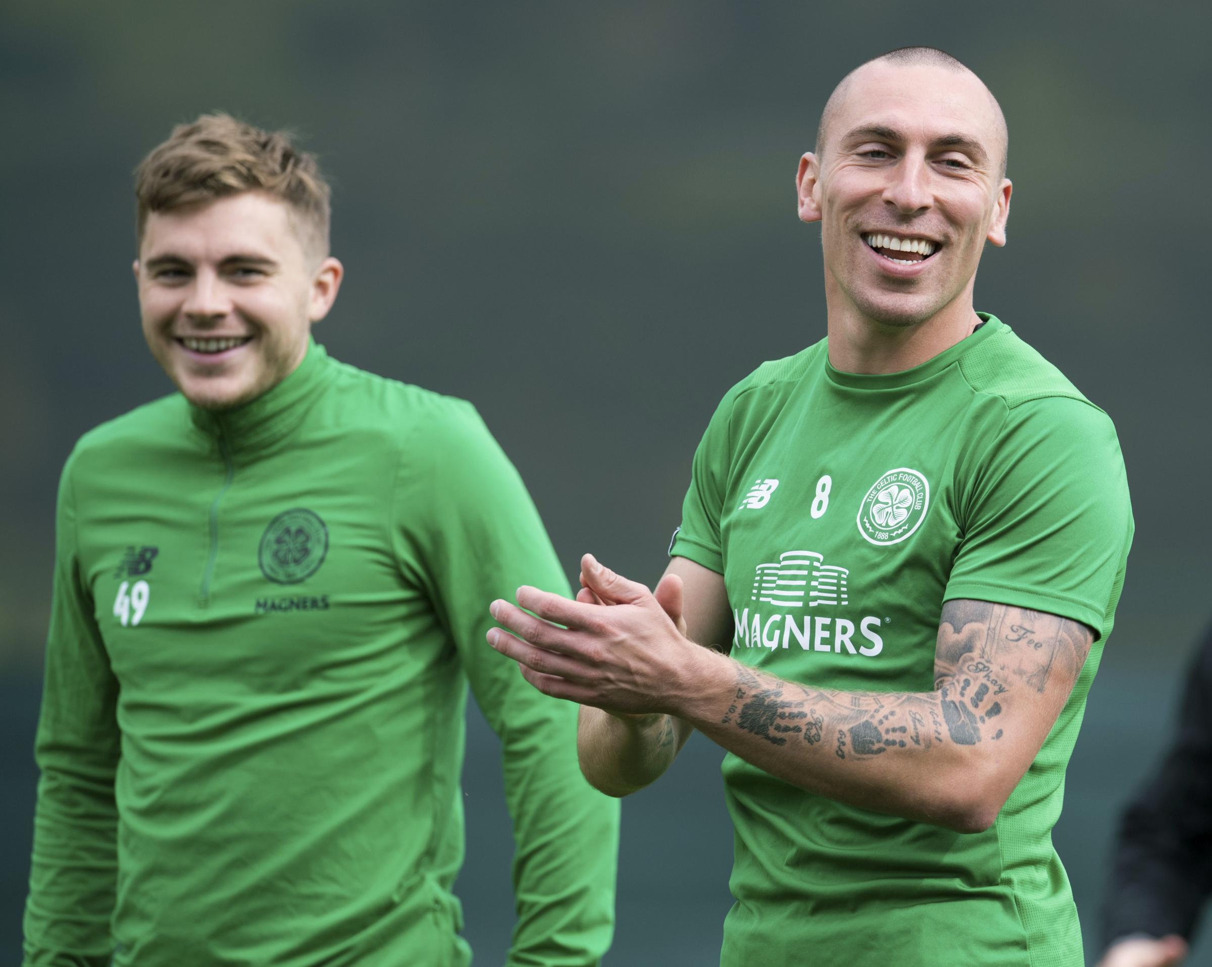 Celtic boss Neil Lennon hails “modern day greats” Scott Brown and James Forrest on his 10th anniversary