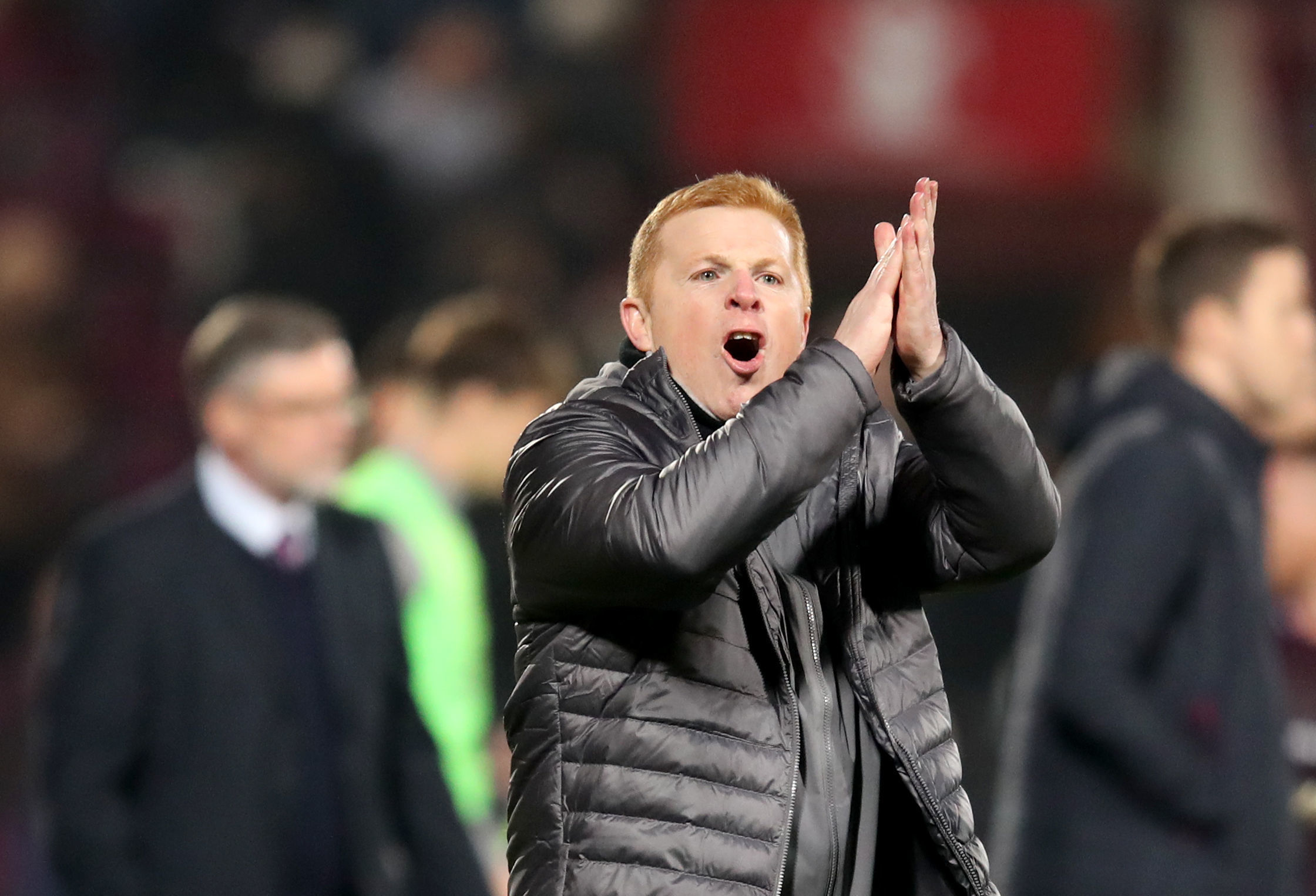 Football secondary for Celtic manager Neil Lennon as he applauds real heroes