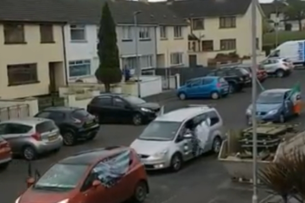 Watch as Celtic fans celebrate league win near Neil Lennon’s parents home in Lurgan