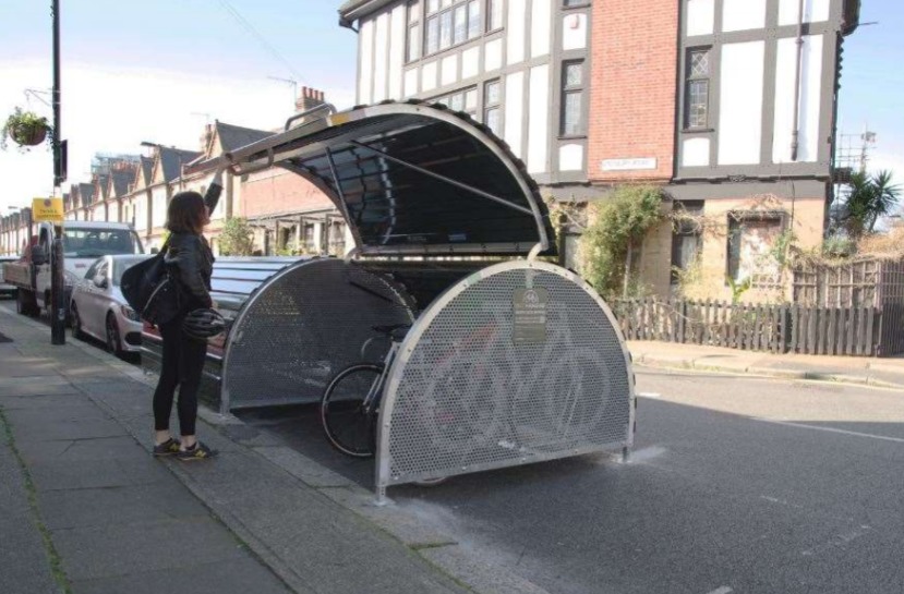 secure bike shelter