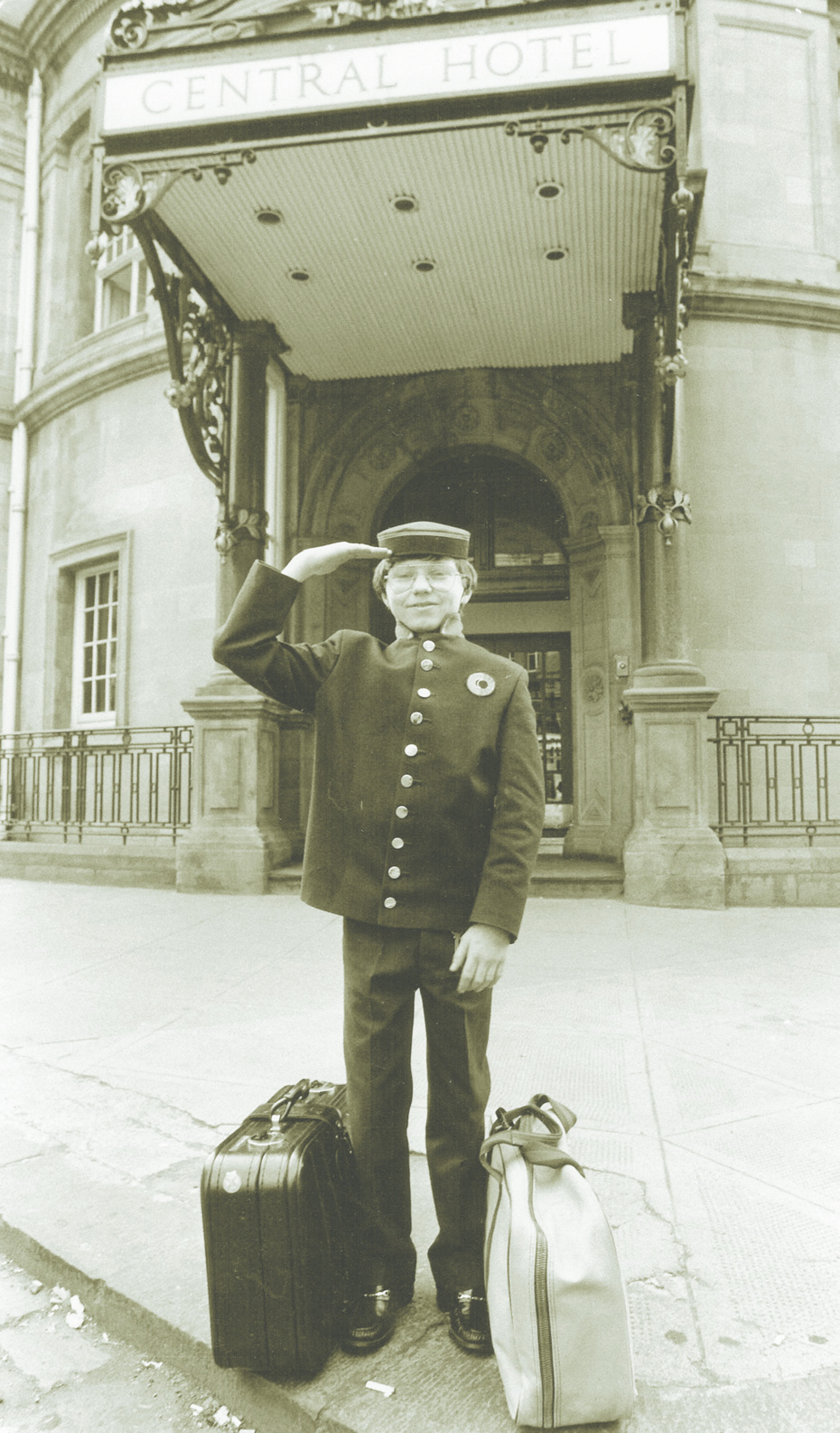 A hotel bell boy. Pic: Herald and Times