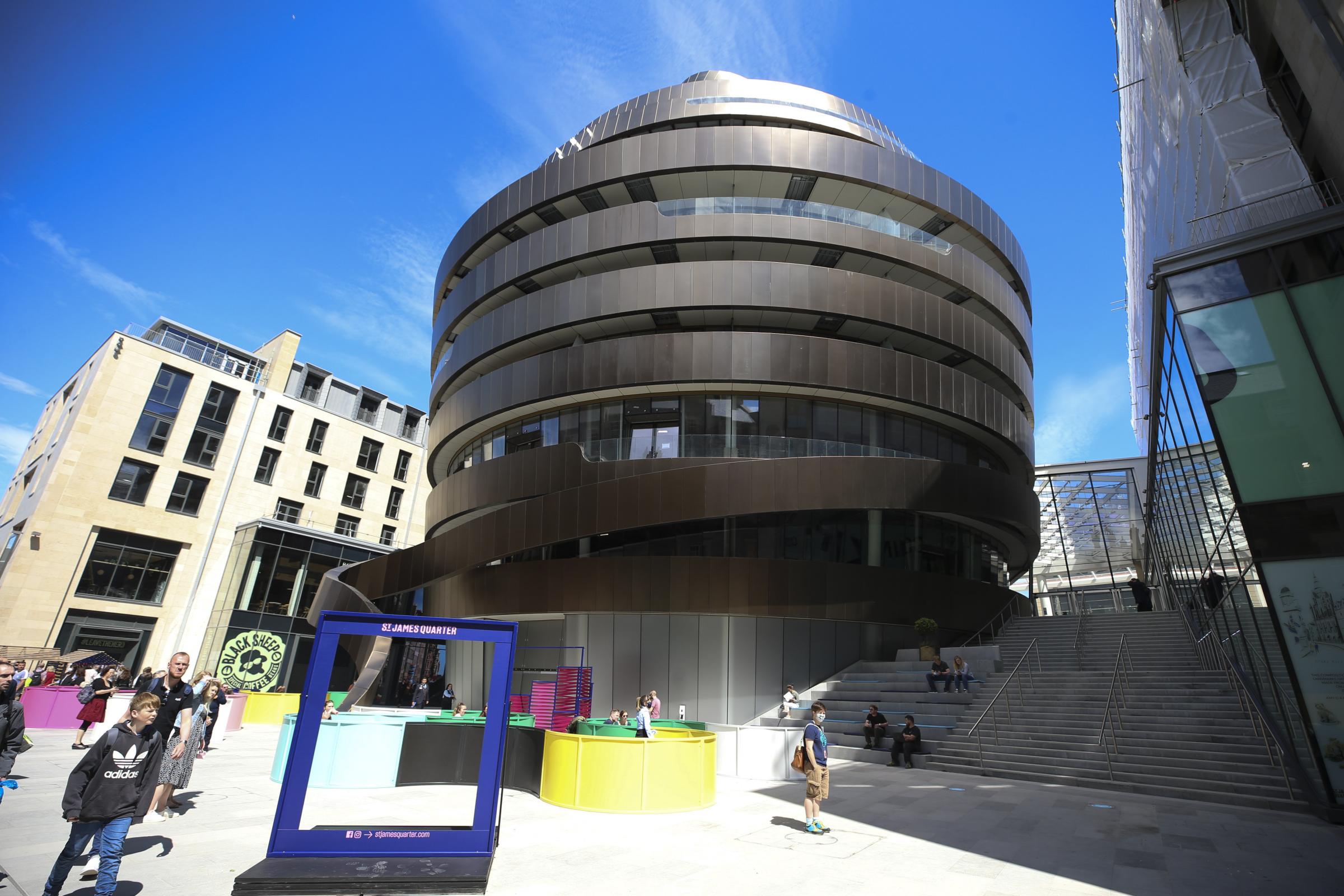 The St James Quarter in Edinburgh is a mix of shopping, leisure and accommodation. Photo by Gordon Terris.