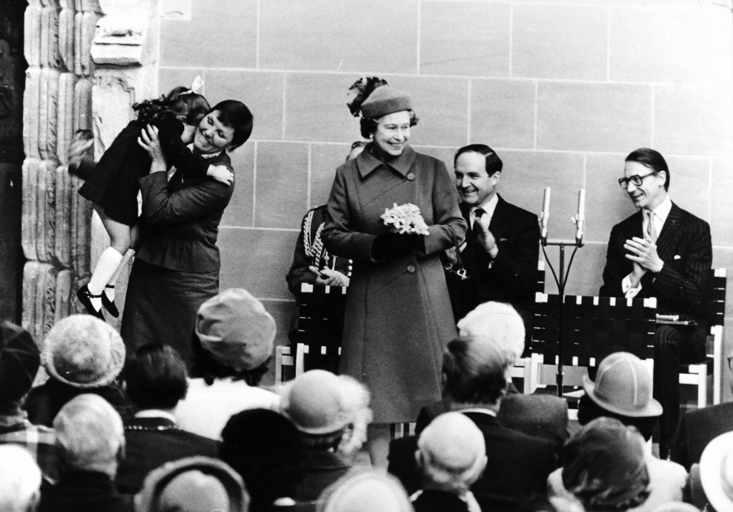 The Queen opening the Burrell Collection on October 1983